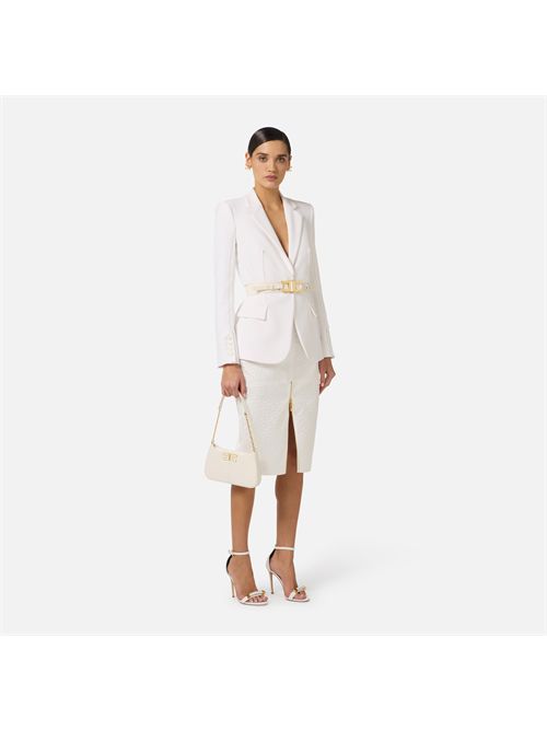 Jacket woman ivory ELISABETTA FRANCHI | GI21661E2/360